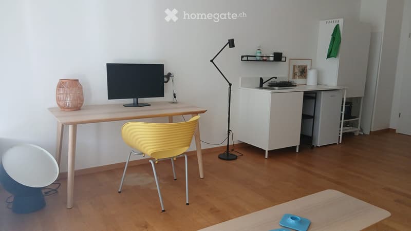 Studio meublé indépendant à louer Lausanne sous-gare (2)