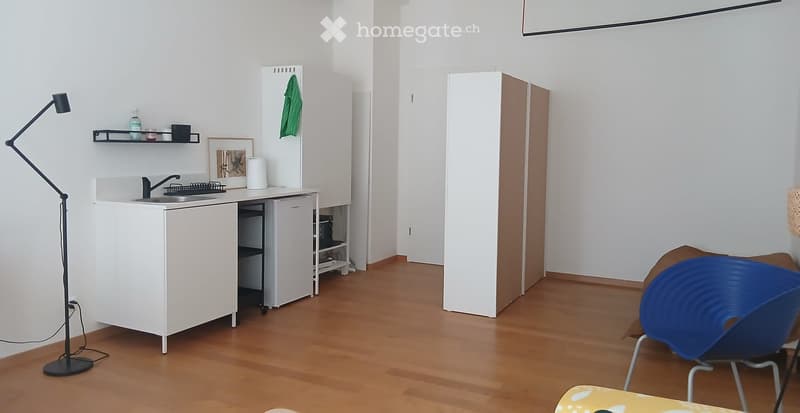 Studio meublé indépendant à louer Lausanne sous-gare (3)