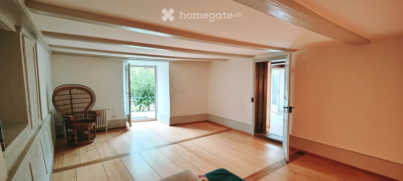 Studio de charme rénové avec jardin Avenches (1)