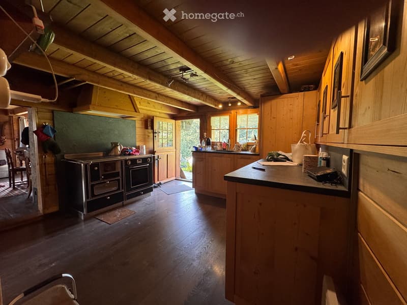 Chalet individuel authentique, saison hiver, Gryon Frience (2)