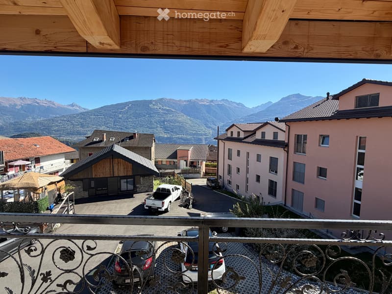 À louer Erde Ap. de 3,5 pces balcon vue sur les montagnes (1)