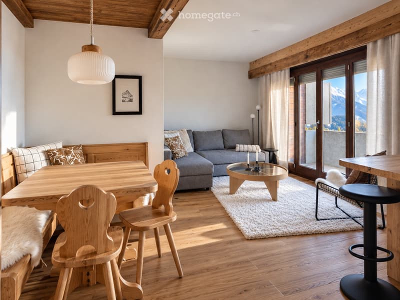 La Tzoumaz appartement à louer vacances noël-nouvel an (5)