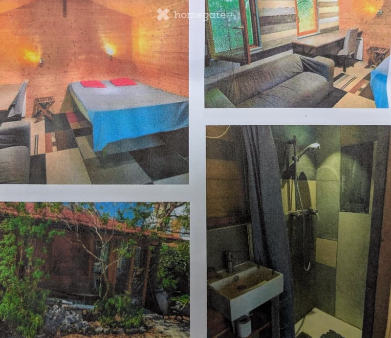 A louer cabanon meublé dans jardin privé à Ville La Grand. (3)