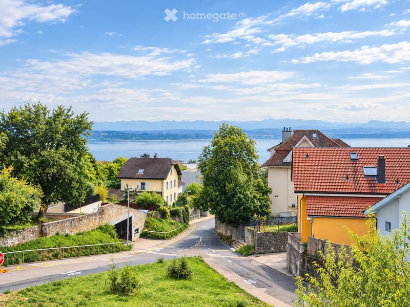 Joli appartement de 2,5 pièces balcon et vue sur le lac (2)
