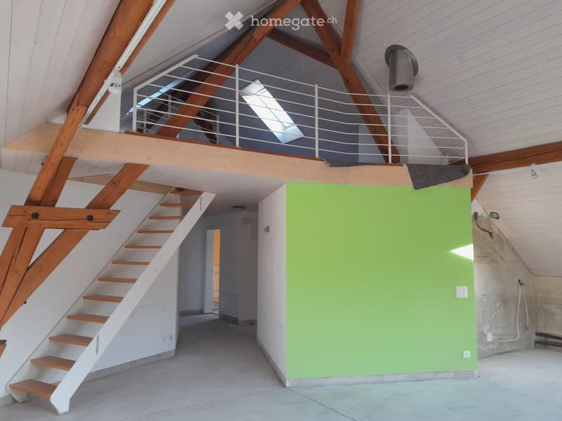 A louer appartement 4,5 pièces mansardé avec mezzanine (2)