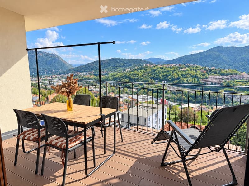 3,5 duplex 110 m² vista lago, terrazzo e 2 posteggi inclusi (2)