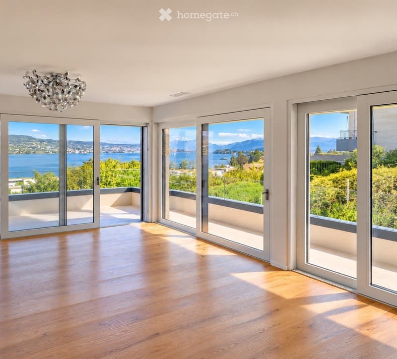 Stunning lake & mountain views modern apartment in Horgen (1)