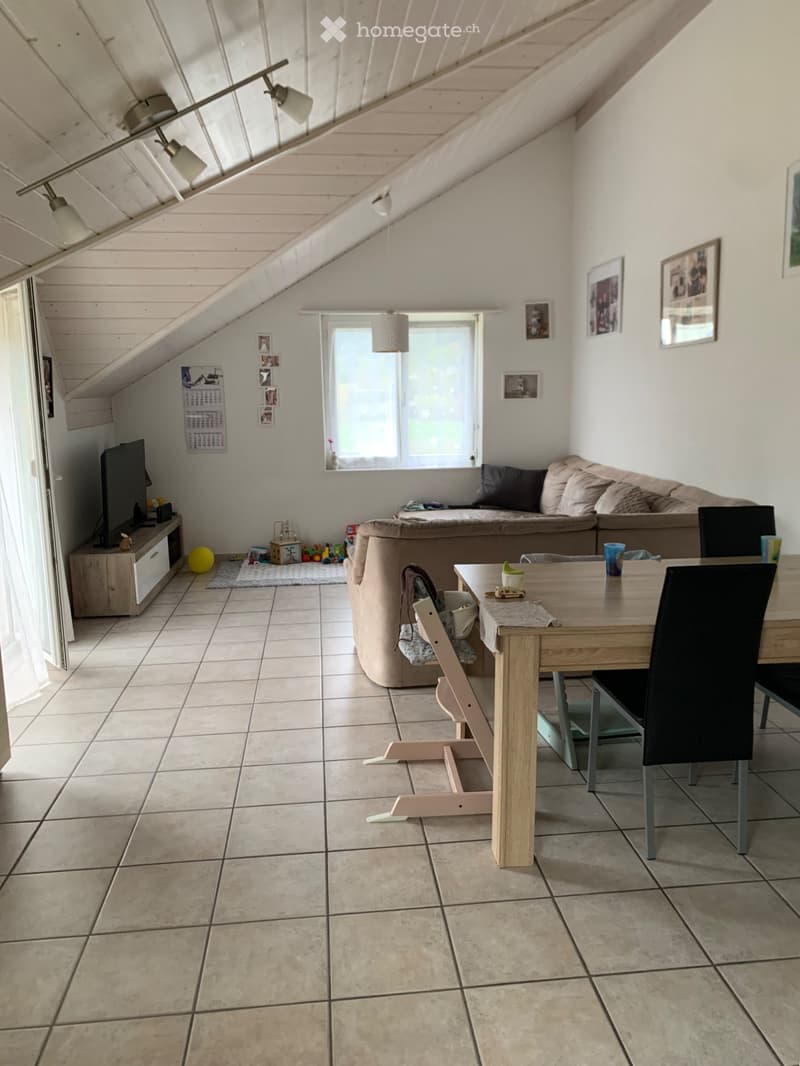 Reprise de bail : appartement lumineux et mansardé (3)