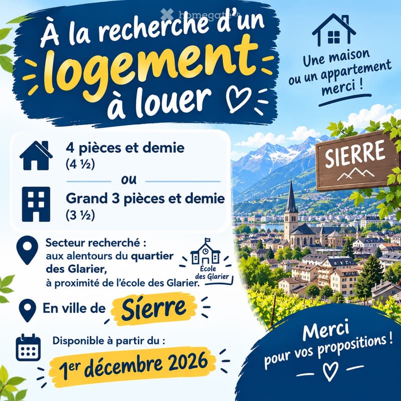 À la recherche dun 4.5 à sierre (1)