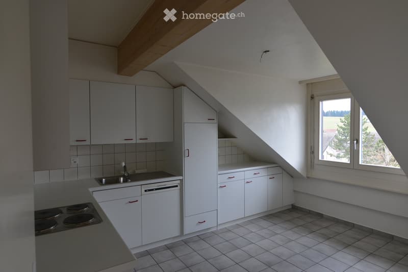 A LOUER A ROSSENS, BEL APPARTEMENT MANSARDE DE 3 ½ pièces (2)