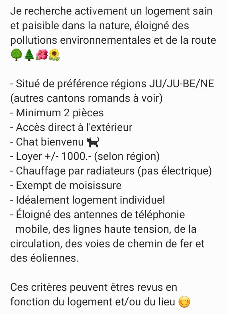 Recherche logement paisible dans la nature (1)