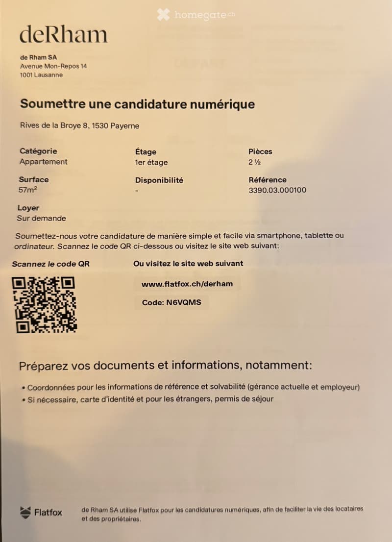 À LOUER Appartement 2,5 pièces à Payerne (5)