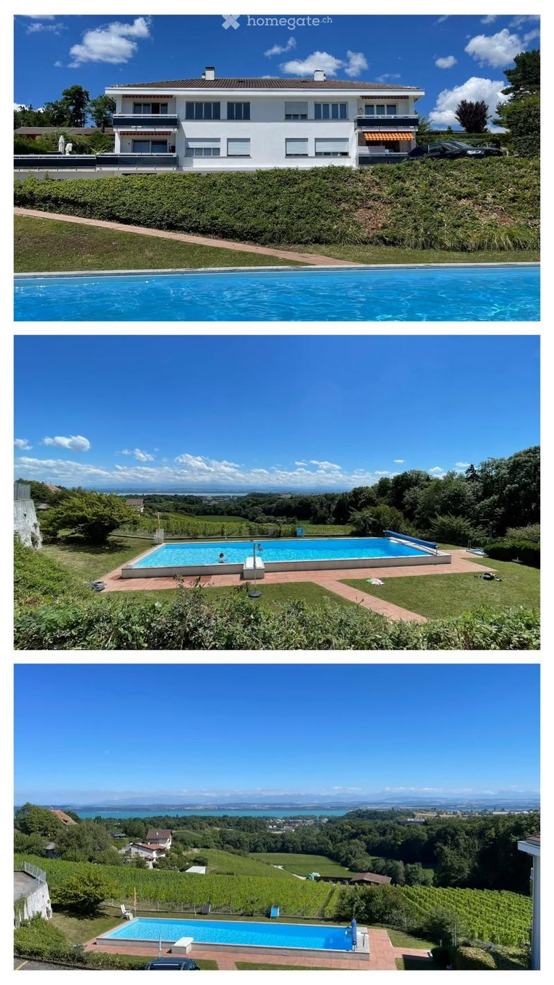 Spacieux 5.5 pc avec cheminée, piscine et vue sur lac (1)