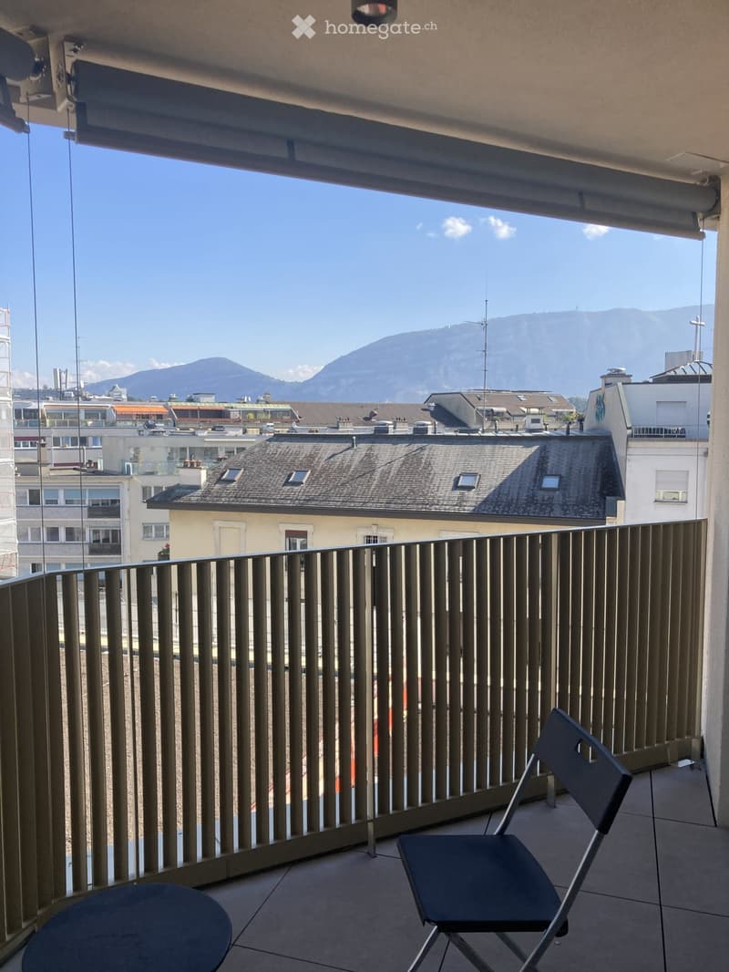 6 pièces 132 m2, 7e étage, 4 chambres, 2 balcons, vue Salève (2)