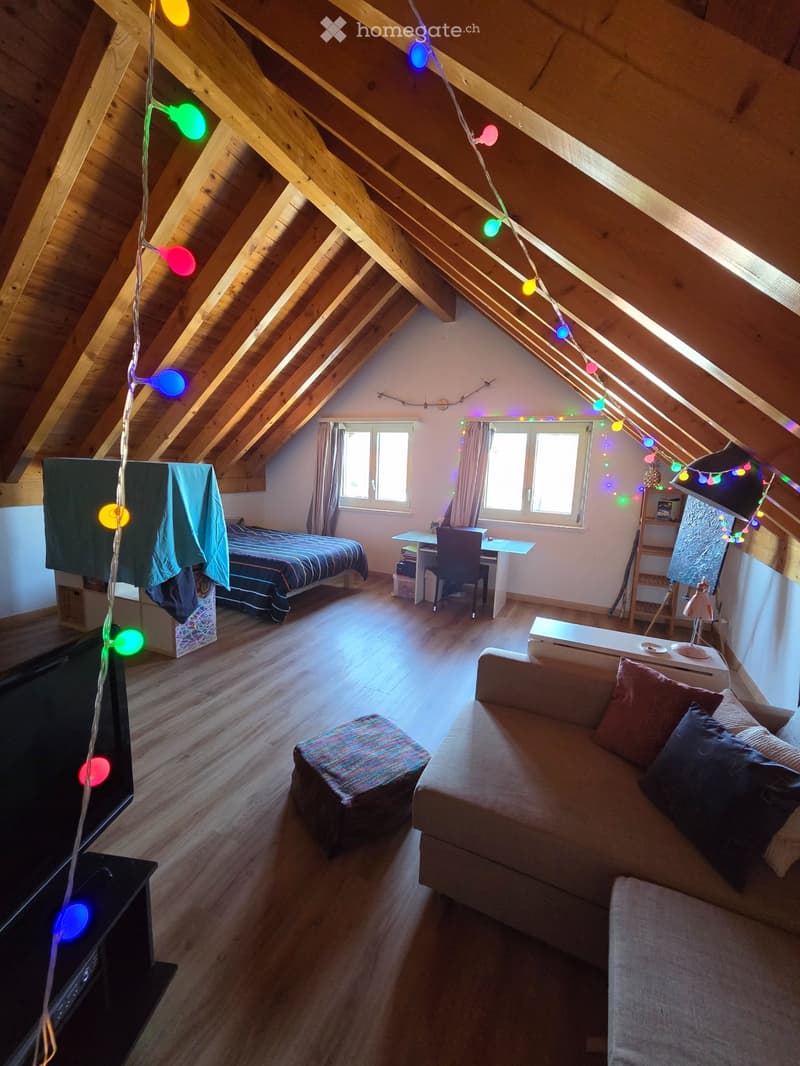 Grande chambre (44 m²) coloc à 3 - Gland proche gare ! (1)