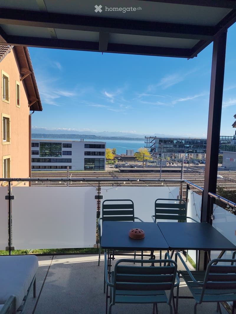 Bel appartement 3 pièces avec balcon et jardin (1)