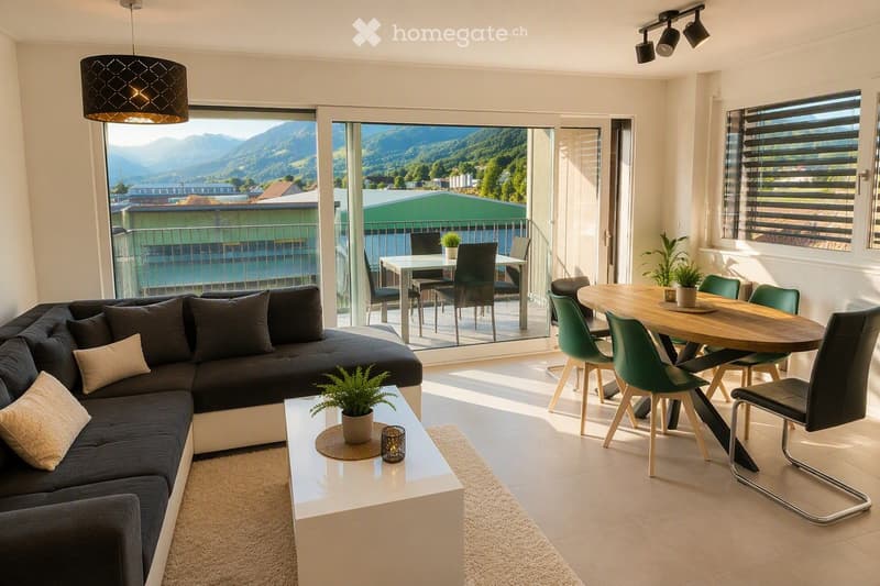 Appartement moderne de 3.5 pièces 76 m² à Bulle (1)