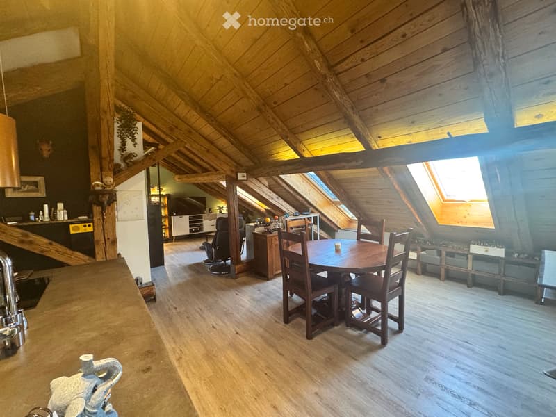 Bel appartement de 3,5 pièces à Lavey village (1)