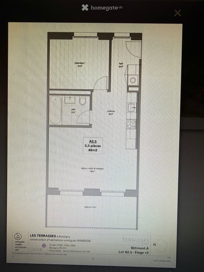 Appartement 2.5 pièces au 2ème étage (3)