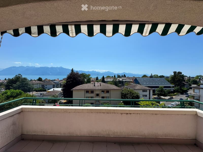 Appartement 2 ½ pièces à louer à Pully avec vue sur le Léman (1)