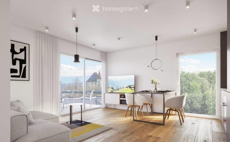 Moderne 2.5-Zimmer-Neubauwohnung mit Balkon (1)