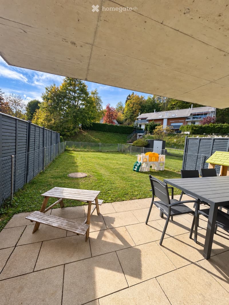 Superbe 3,5 pièces rez de jardin St Cergue (1)