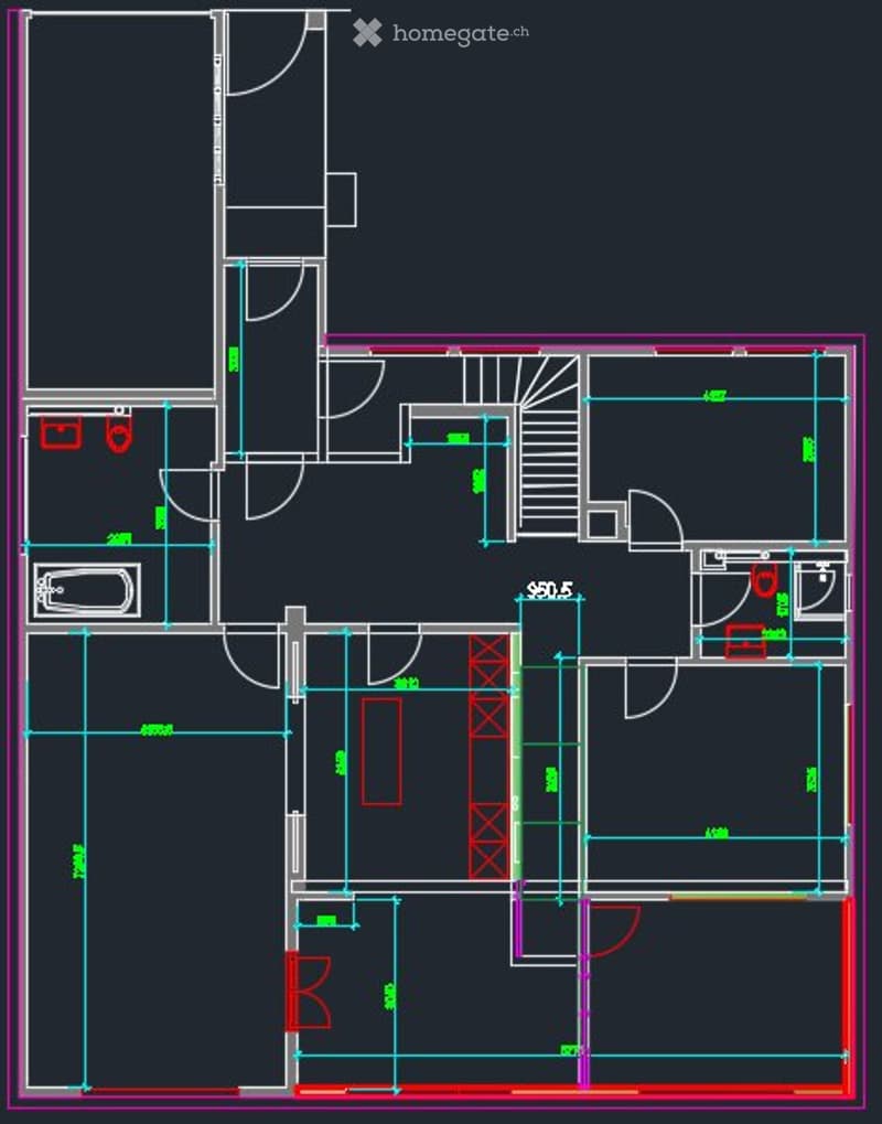 Appartement 4.5 pièces avec garage privatif et jardin commun (5)