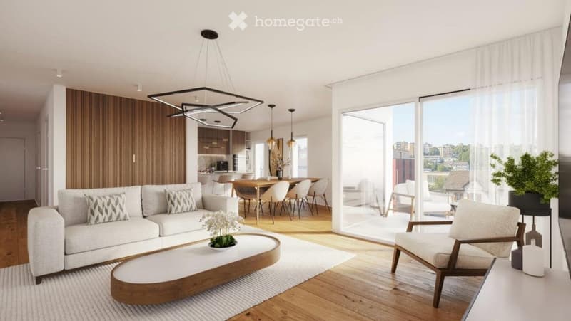 Moderne 2.5-Zimmer-Neubauwohnung mit Balkon (2)
