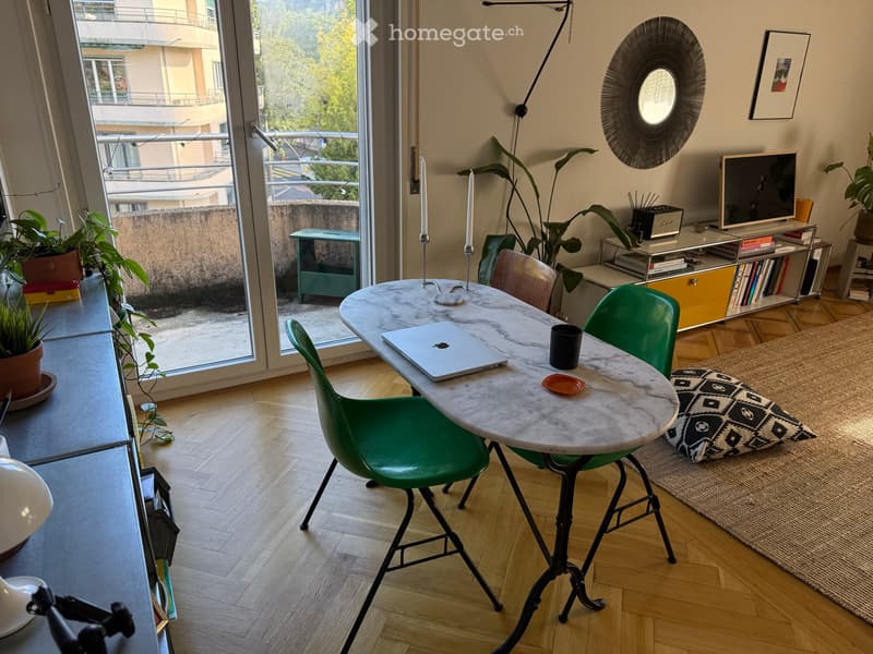 Sous location - Bel appartement sous gare à 5 min du lac (2)