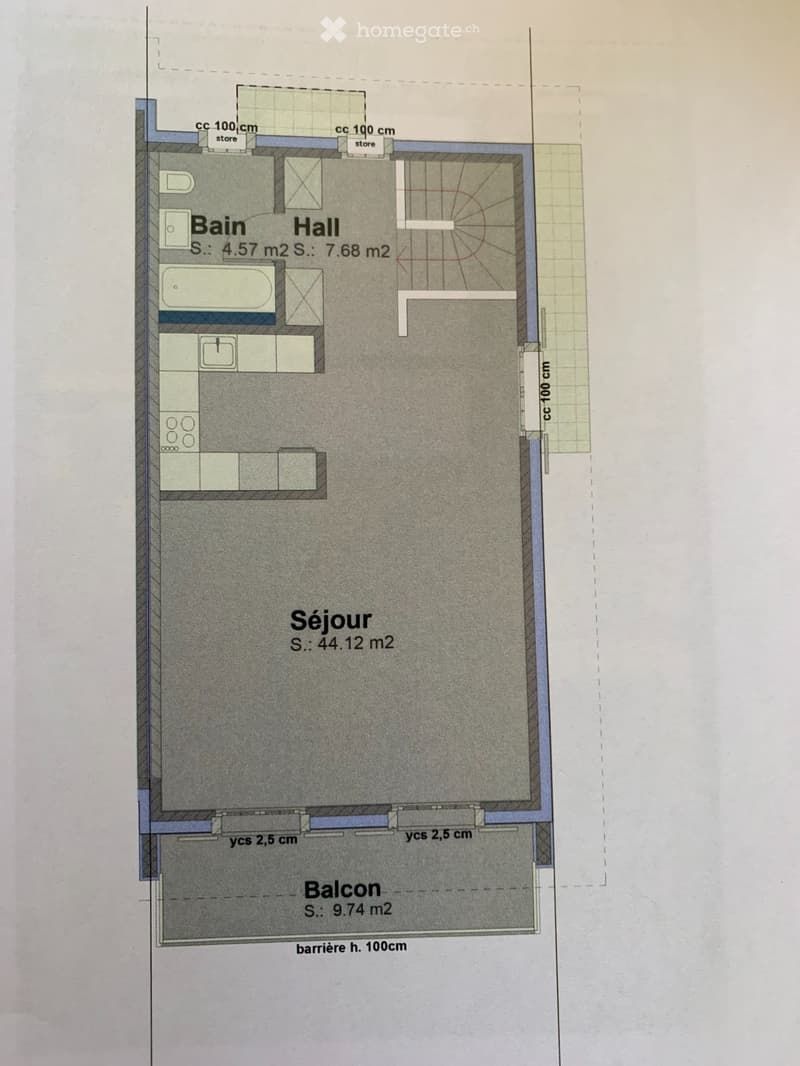 Duplex 3.5 pièces à Posieux avec Balcon (4)