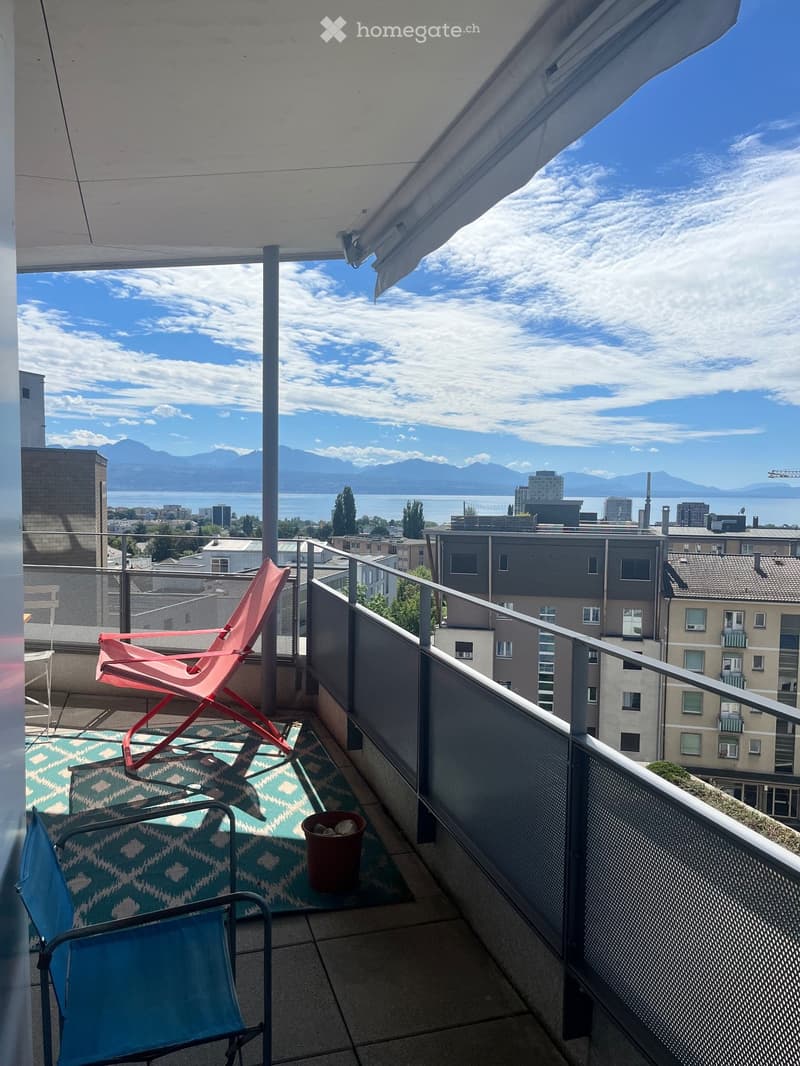 Magnifique appartement avec vue sur le Léman et les Alpes (1)