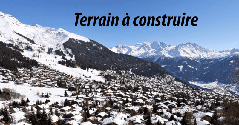 "Le Châble terrain à construire 1049 m2"