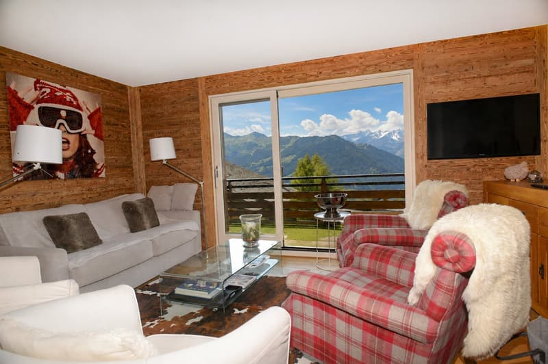 Saison 26/27. Verbier centre, Élégant appartement alpin avec vue panoramique (1)