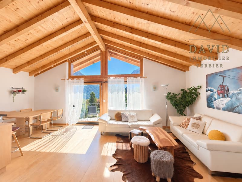 Vollèges: Villa individuelle, 169 m² , jardin et vue dégagée (9)