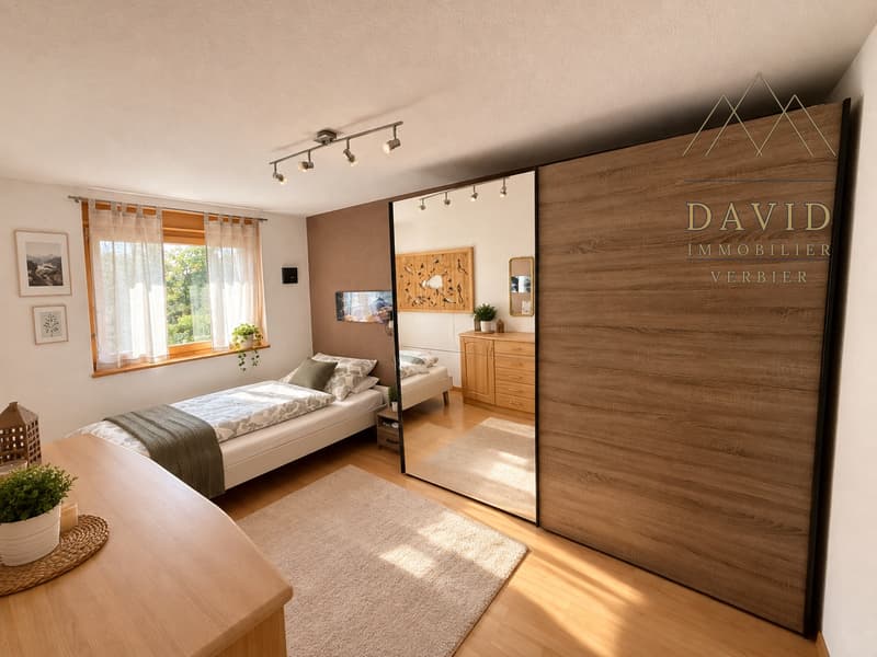 Vollèges: Villa individuelle, 169 m² , jardin et vue dégagée (22)