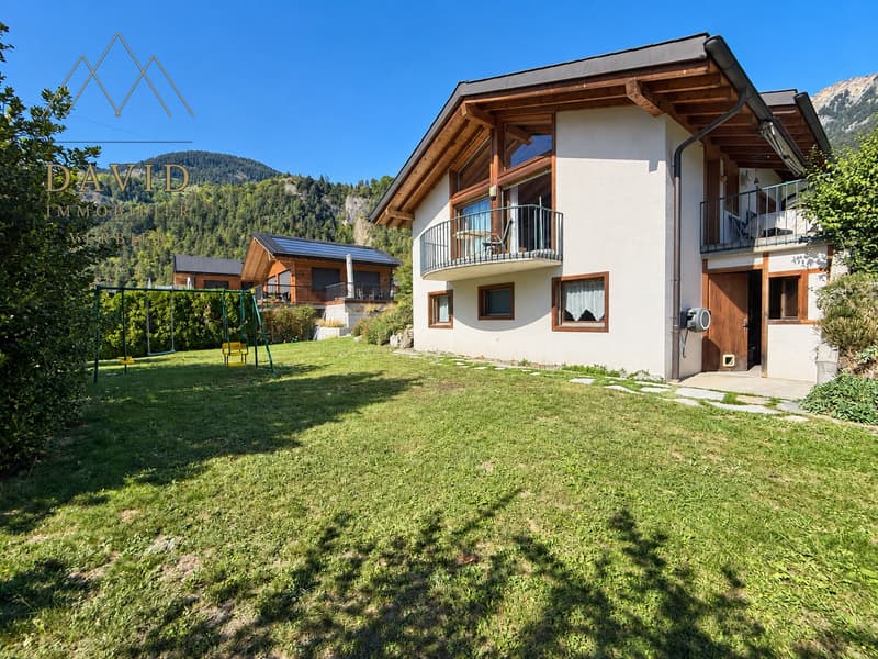 Vollèges: Villa individuelle, 169 m² , jardin et vue dégagée (1)