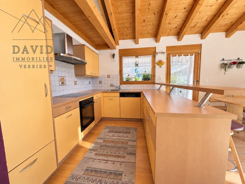 Vollèges: Villa individuelle, 169 m² , jardin et vue dégagée (14)