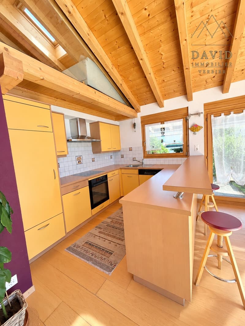 Vollèges: Villa individuelle, 169 m² , jardin et vue dégagée (13)