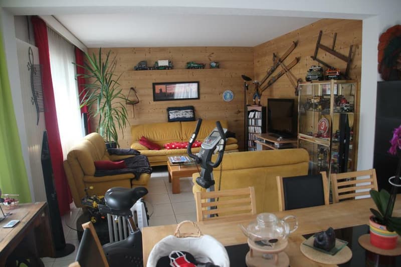Spacieux 3,5 pièces de 98 m2 + 2 balcons 24 m2 appartement traversant et à l'angle sud de l'immeuble (7)