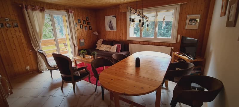 A Morgins appartement de 63 m2 + Balcon de 9 m2 + cave de 4 m2 (13)