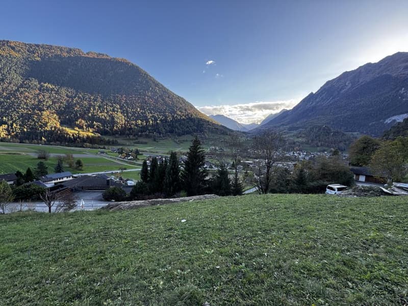 Parcelle panoramique à Vollèges
