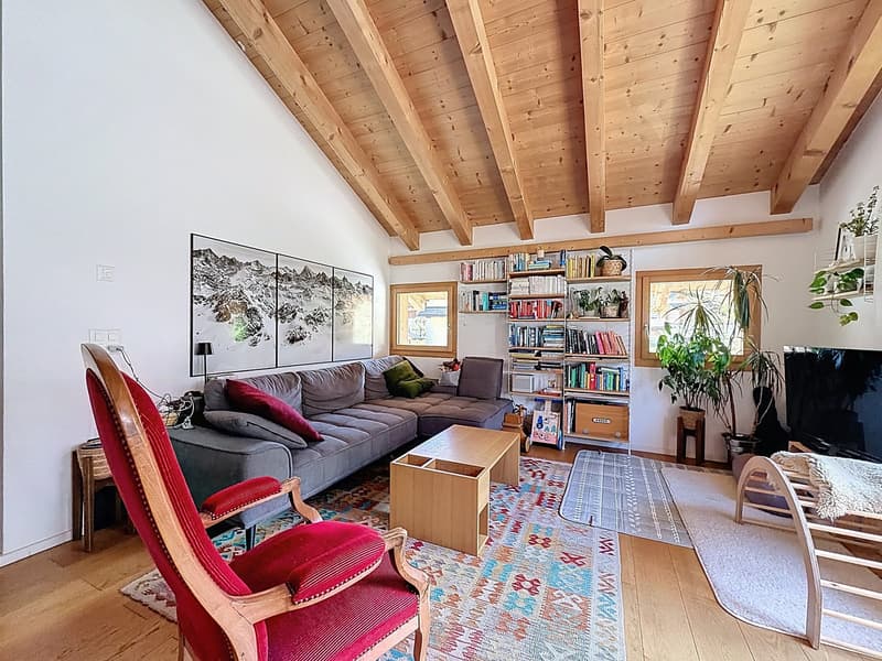 Appartement 3 pièces 65m² au Châble avec balcon (3)