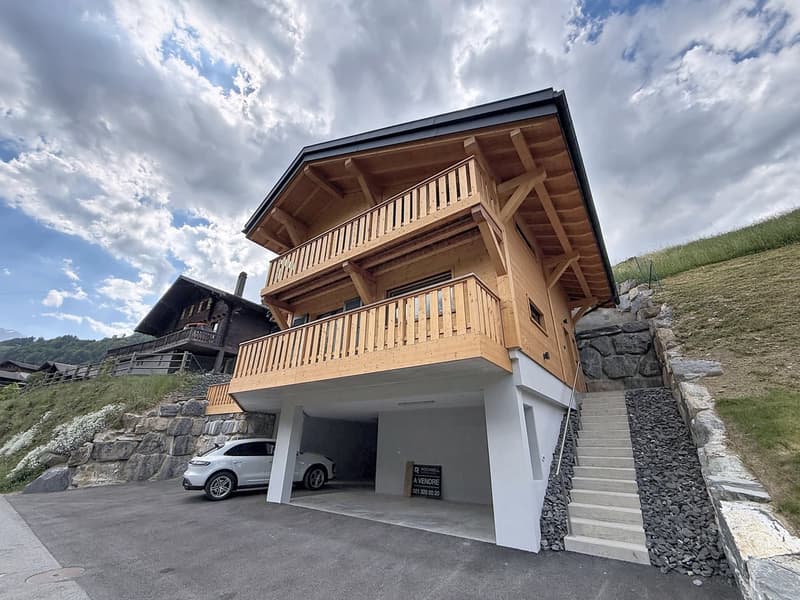 Chalet neuf 4 pièces 120m² à Val-d'Illiez avec terrasse (1)