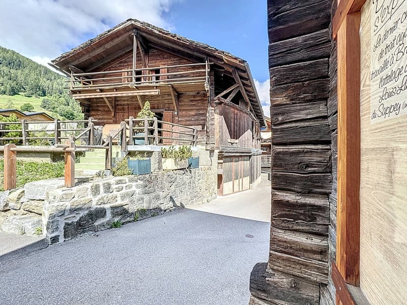 Chalet individuel 3 chambres à Bruson avec garage et carnotzet (2)