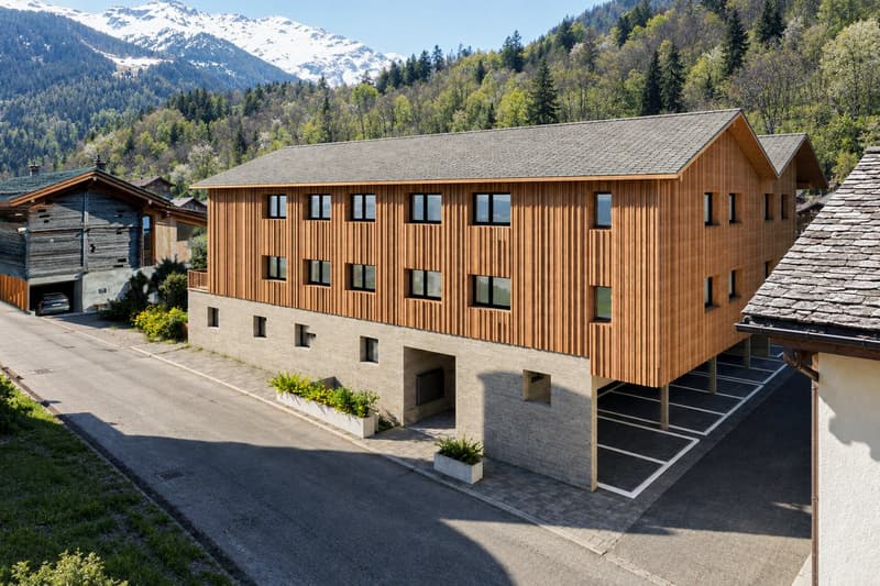 Trois chambres, deux salles de bain, le train au Châble (13)
