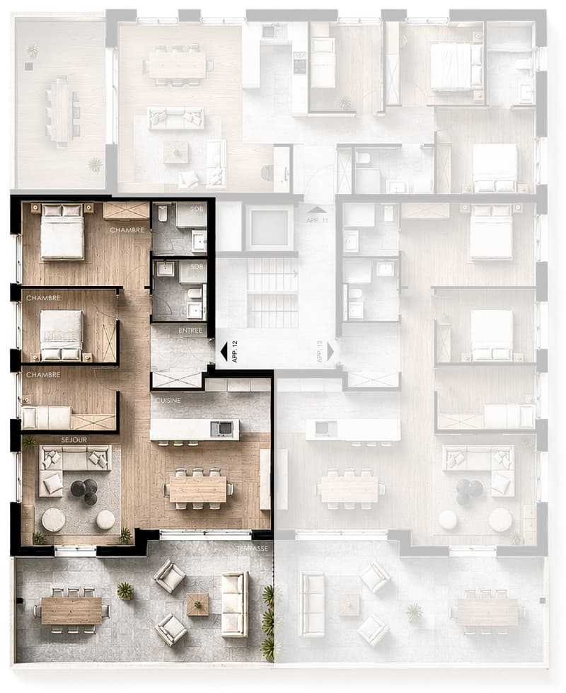 Une grande terrasse plein sud, en résidence secondaire (11)