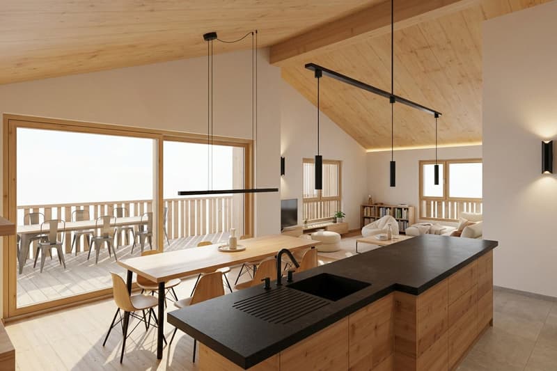 Magnifique appartement en attique de 4.5 pièces à Versegères (7)