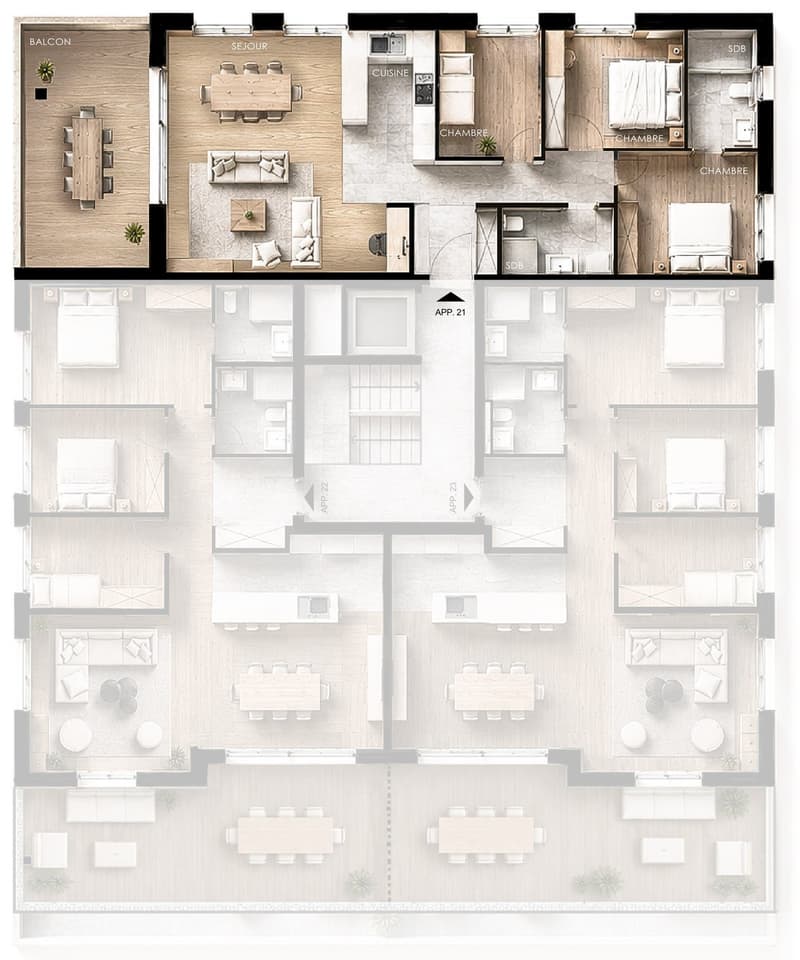 Magnifique appartement en attique de 4.5 pièces à Versegères (13)