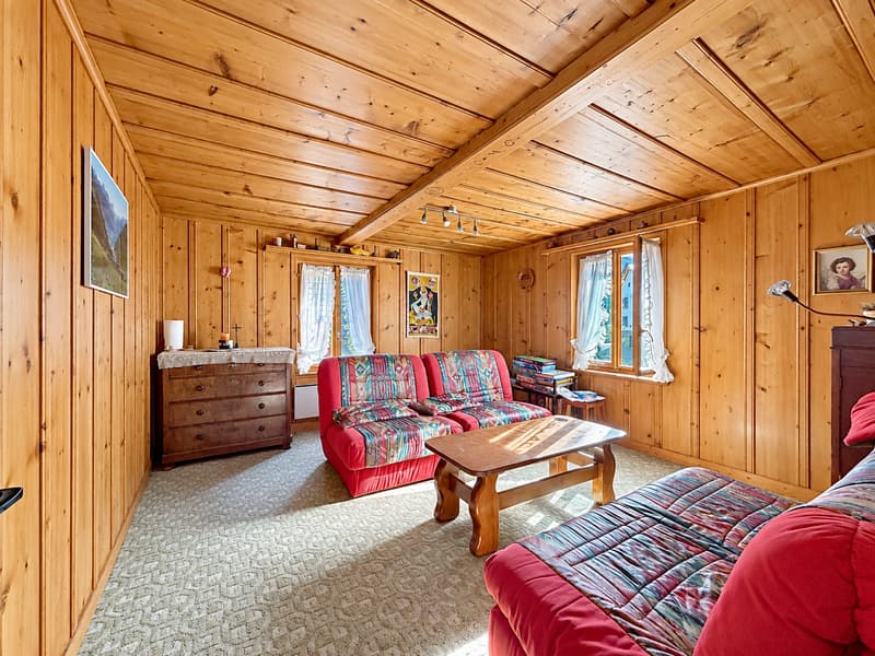 Authentique appartement villageois en madriers au cœur du Sappey (4)