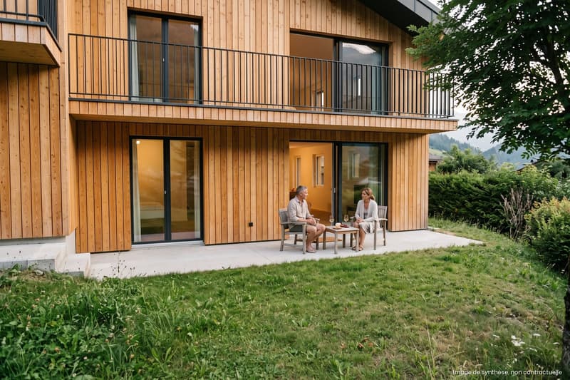 Les Dziles - 3½ pièces neuf de plain-pied avec terrasse, Bruson (4)